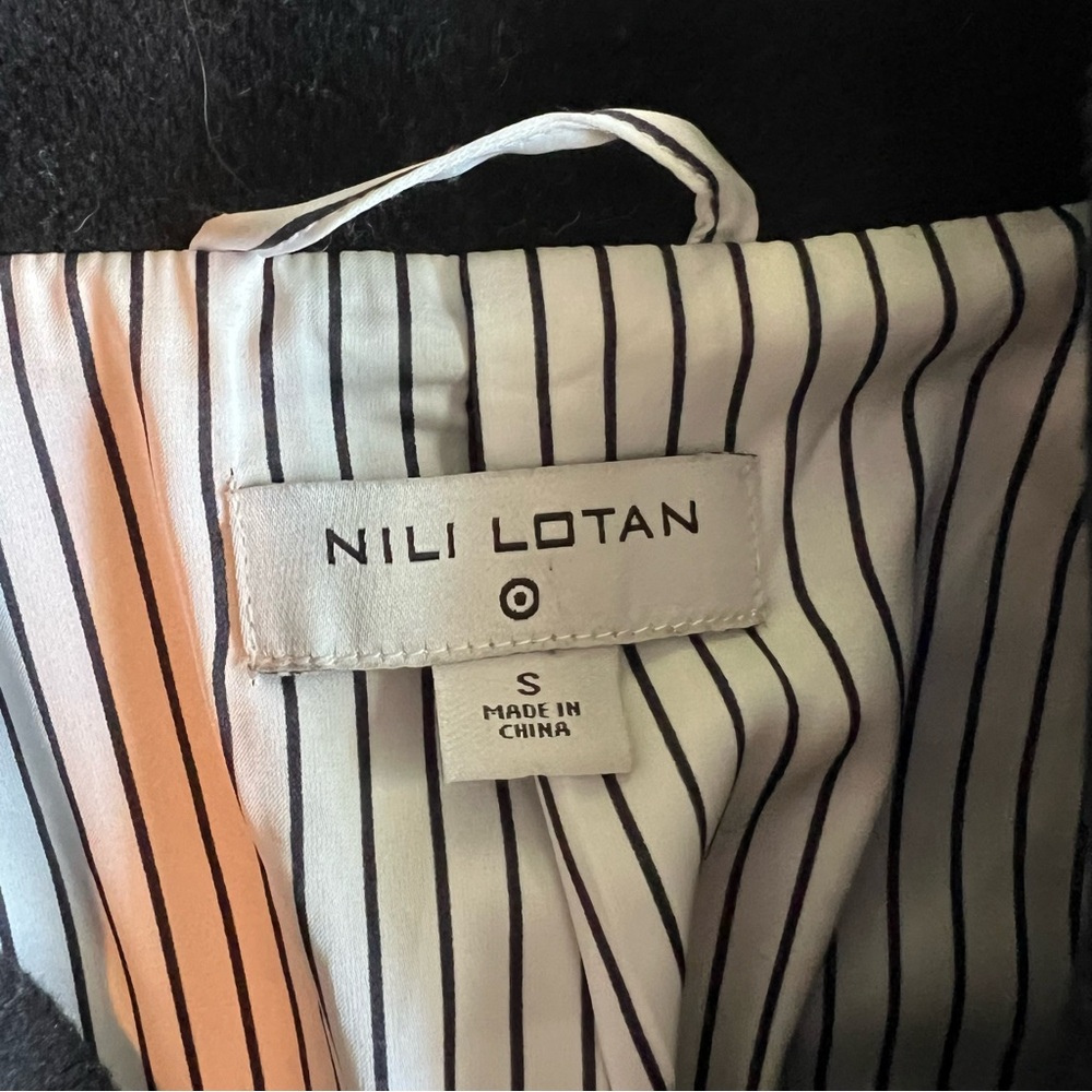 Nili Lotan Black Pea Coat - Picture 14 of 15